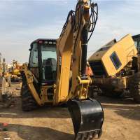 Used low price caterpillar 420F Backhole loader in working condition